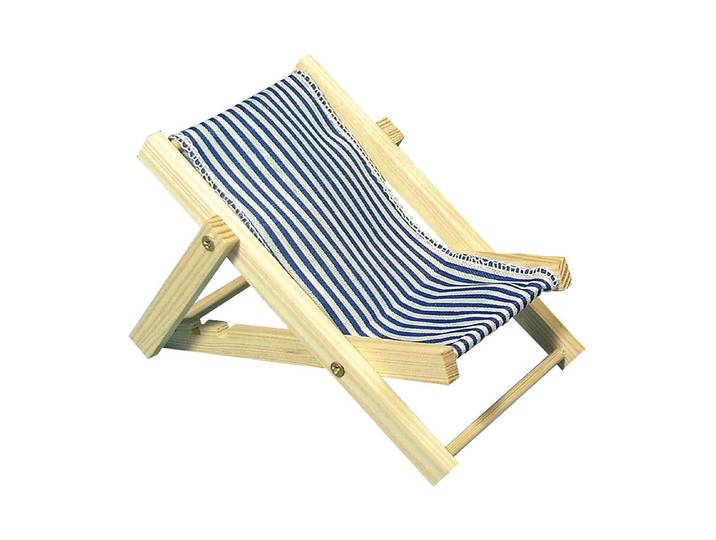 Rayher Holz-Sonnenliege Royalblau 14 cm 1 Stück