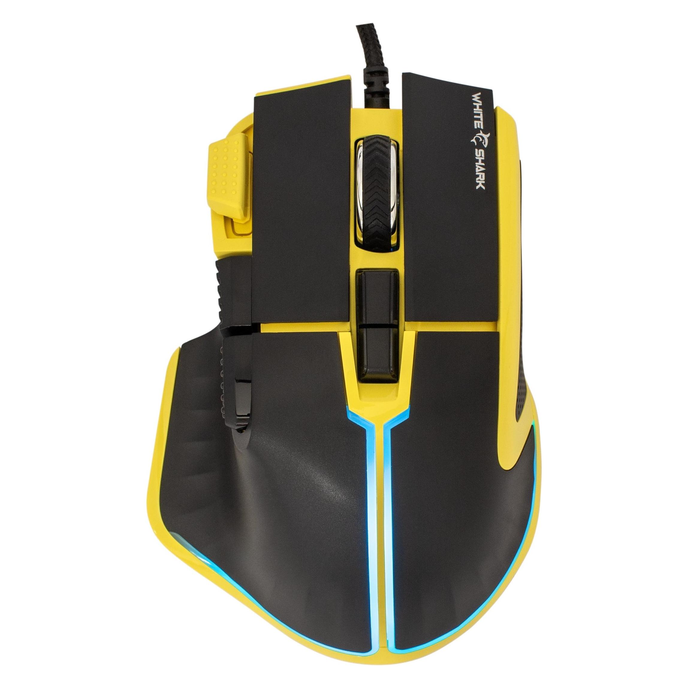 White Shark GM-9006 MARROK Yellow RGB / 12.000 dpi (Kabelgebunden) (MARROK-Y)