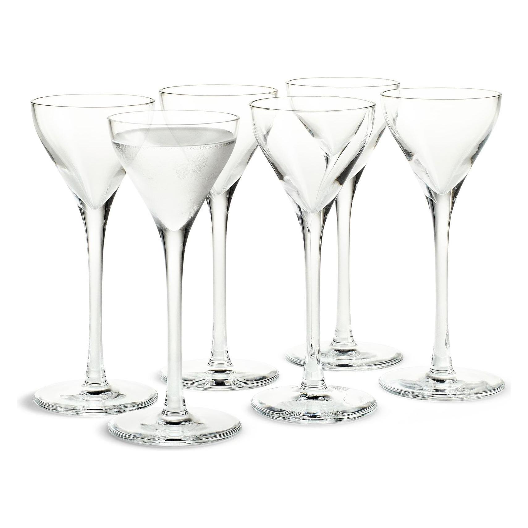 Holmegaard Cabernet Shot glass - 4,5 cl - Box of 6 (6x, Schnapsgläser + Shotgläser) (4402006)