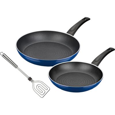 Pfannen-Set GSW "Dream Line", blau, Ø:28cm, Pfannen, Induktion