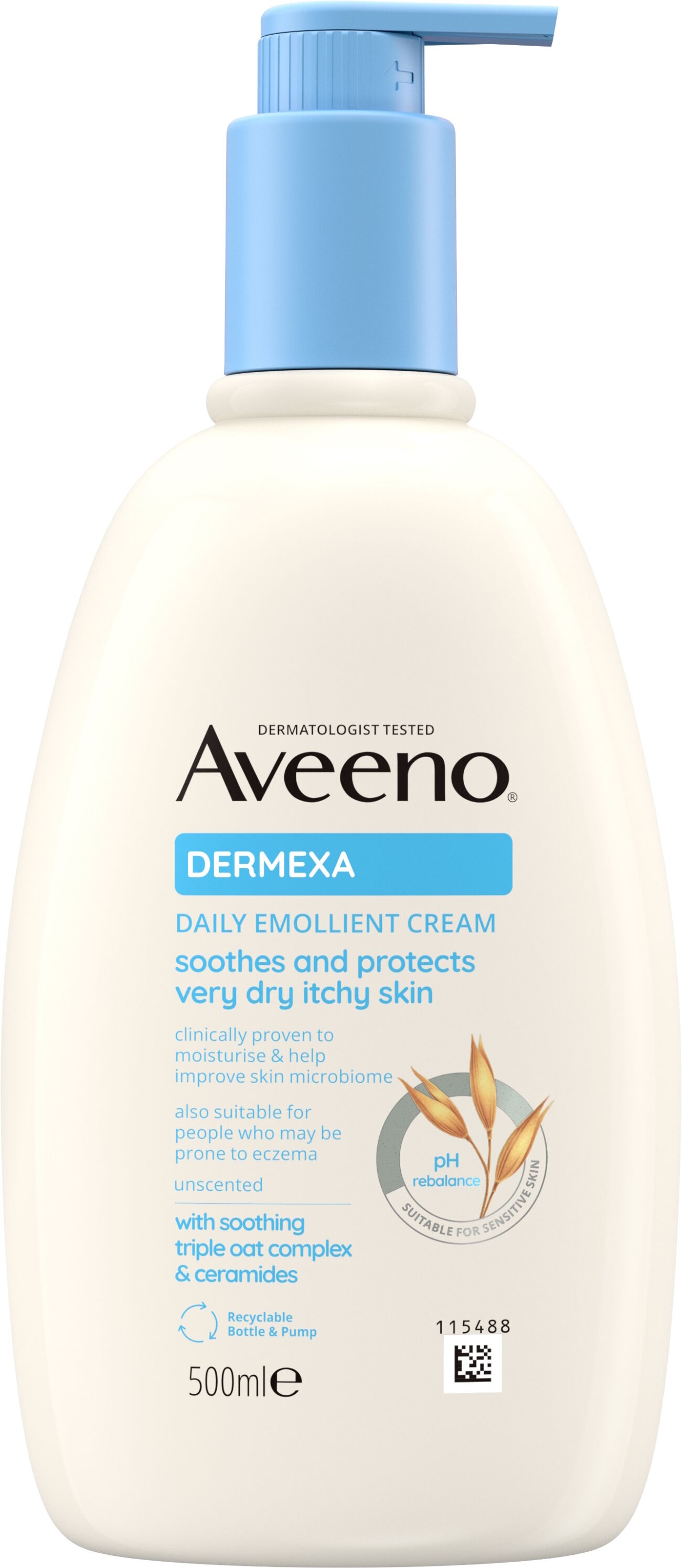 Aveeno Dermexa Daily Emollient Cream 500 ml