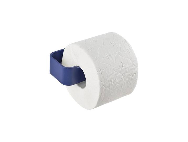 Toilettenpapierhalter ZONE DENMARK Ume , lila (indigo), Aluminium, Toilettenpapierhalter, Toilettenpapierhalter