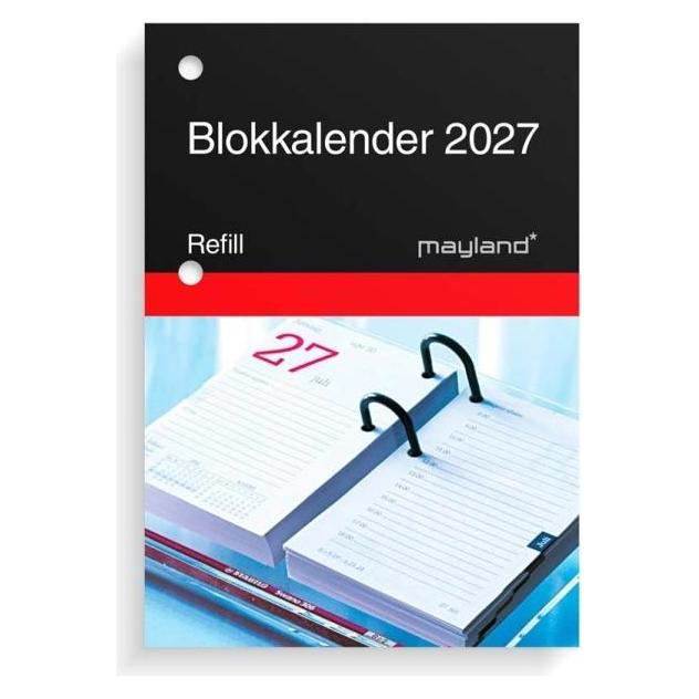 Mayland-Burde Blokkalender REFILL 2027 (27140000)