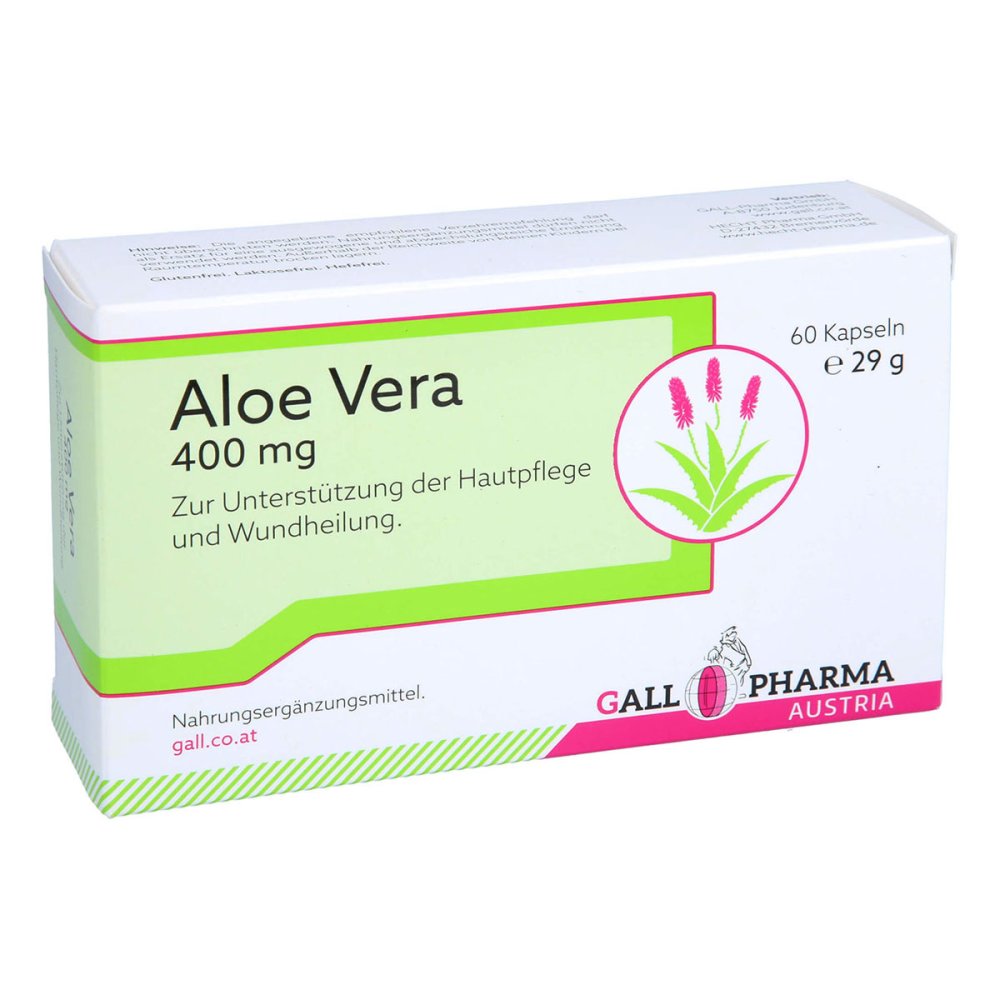 Hecht-Pharma GmbH Aloe Vera 400 mg Gph Kapseln 07352593