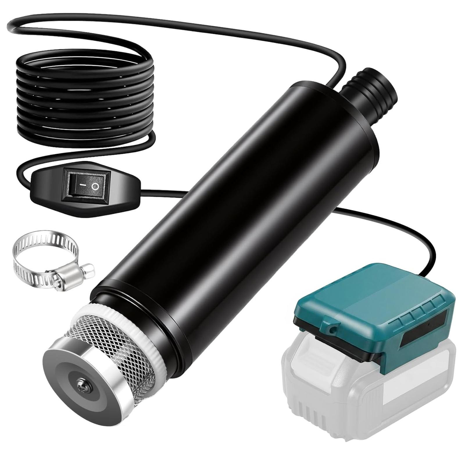 Selius Waterpomp voor 18 V accu, veelzijdige dompelpomp