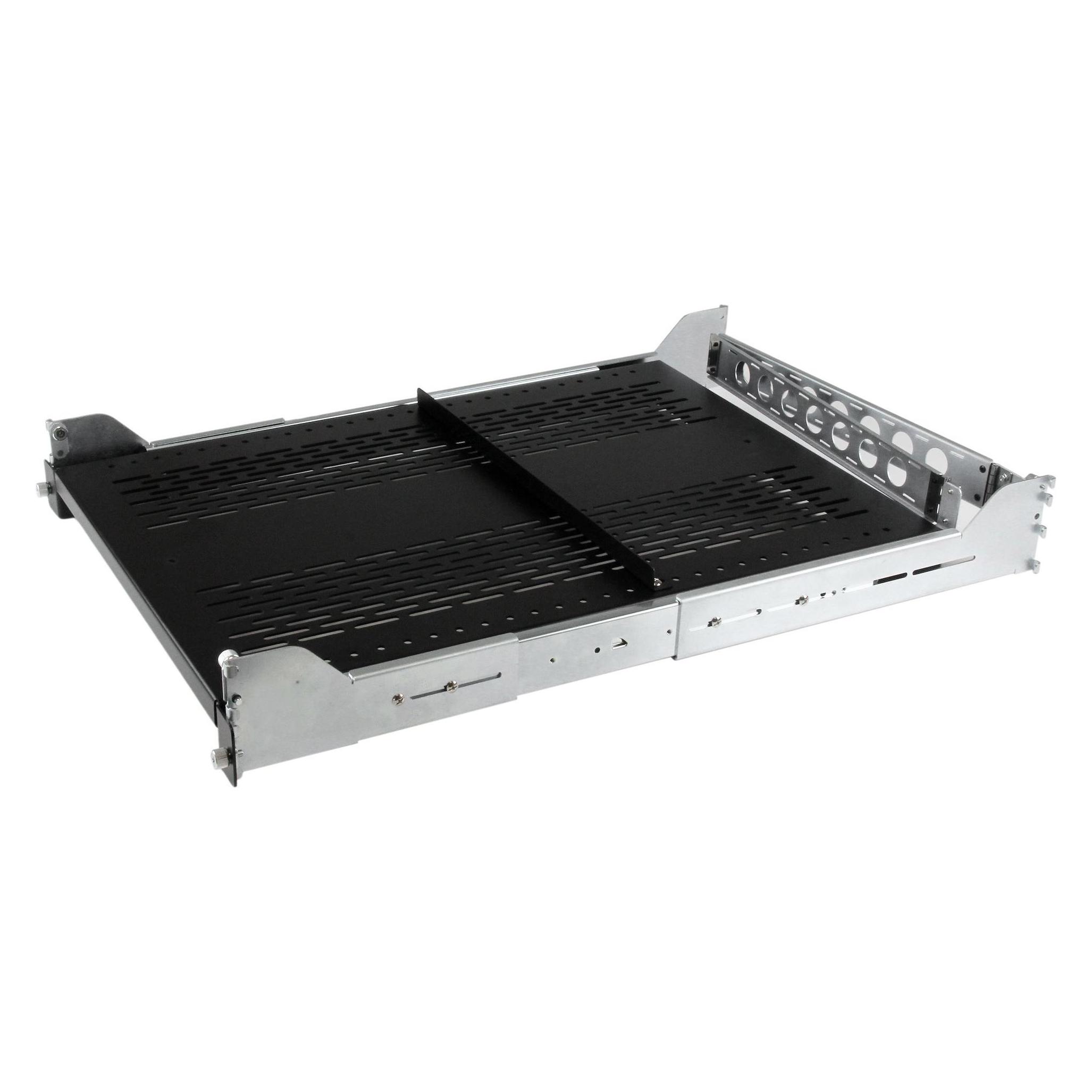 StarTech 2u Vented Sliding Rack Shelf (UNISLDSHF192)