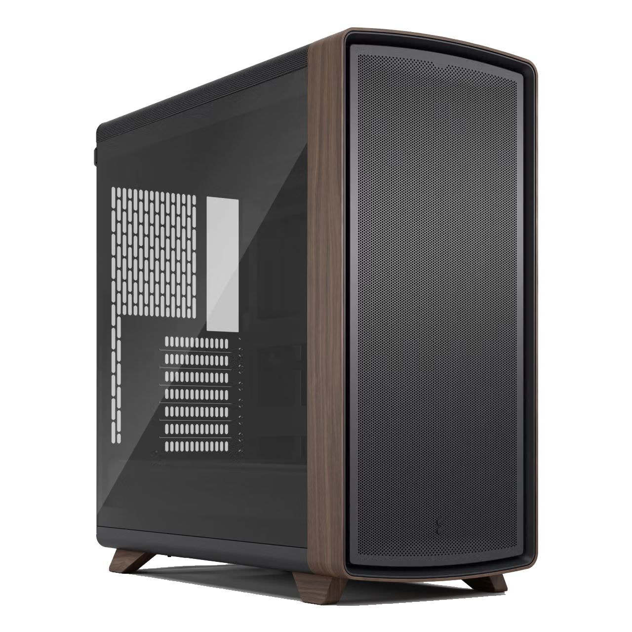 Fractal Design Summit Black TG Light Tint (schwarz/holz)