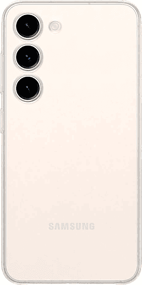 Funda móvil - Samsung, para Samsung Galaxy S23, Trasera, Transparente