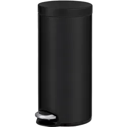 EKO Serene Pedalbehälter 30 Liter - Stahlplastik - MAT Black (8713631201136), Abfalleimer, Schwarz