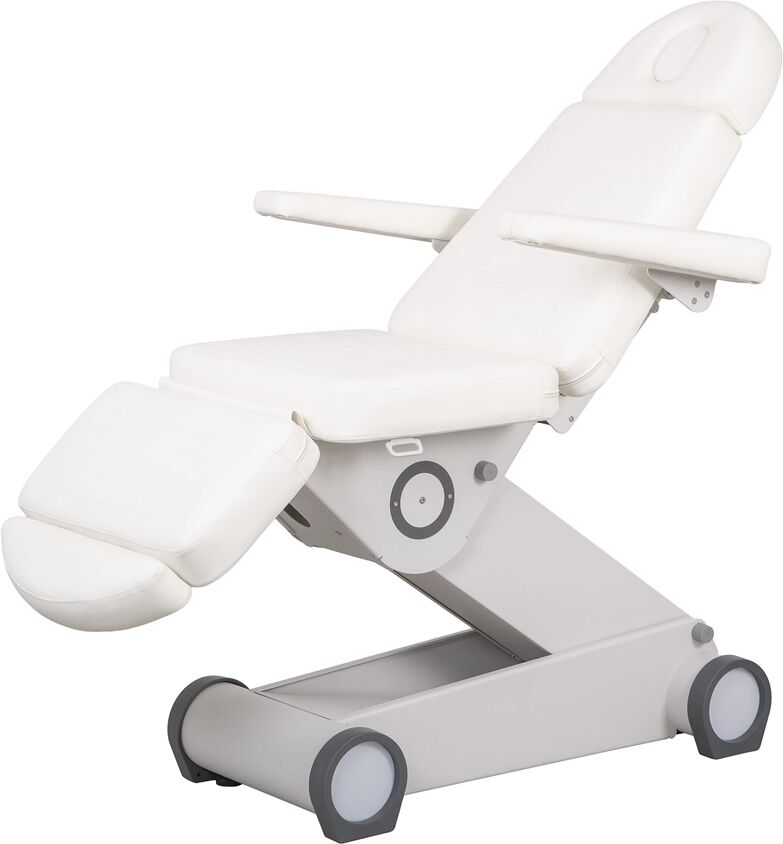 Weelko Lettino elettrico 4 motori per estetista centro estetico B LIGHT 502 BIANCO