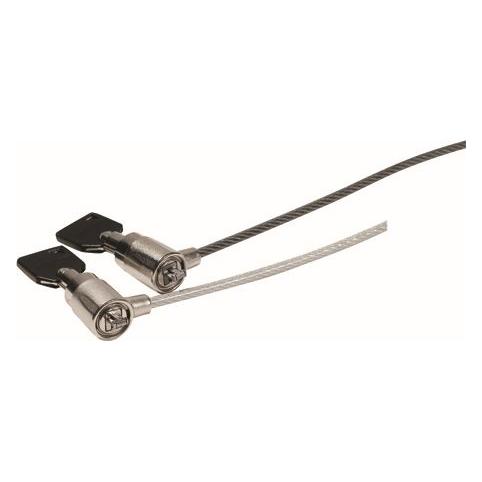 Dacomex 915020 - 0,2 m - 2 Schlüssel - Schwarz - Silber (915020)