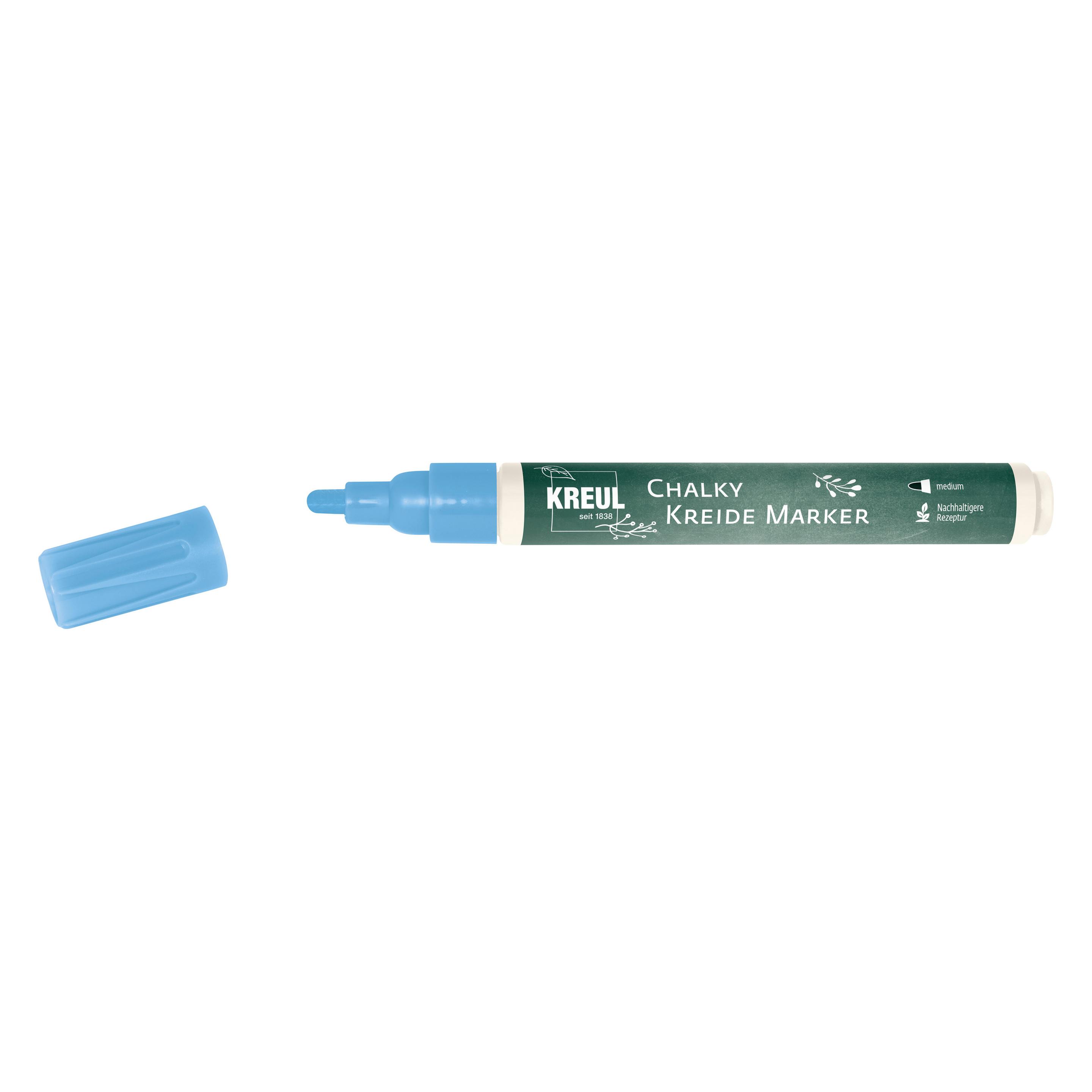 Kreul Kreidemarker Chalky, Medium, Nordic Blue (1x) (22715)