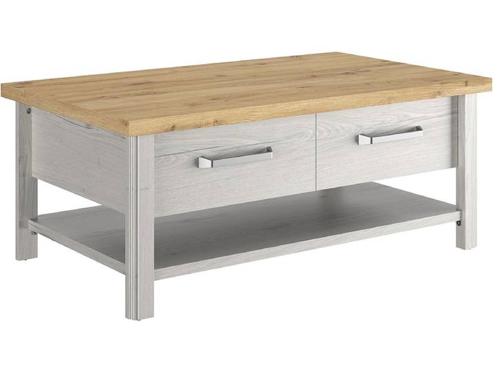 GAMI Couchtish SEQUOIA 67x112x46cm eiche gebleicht