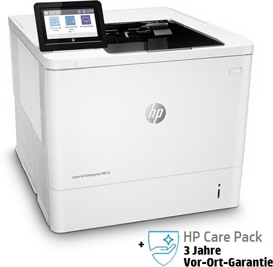 LaserJet Enterprise M612dn mit 3 Jahren Vor-Ort-Garantie - 80€ Altgeräte-Prämie - HP Power Partner
