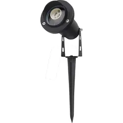 VT-10373 - Gartenstrahler, Sockel GU10, schwarz, IP65