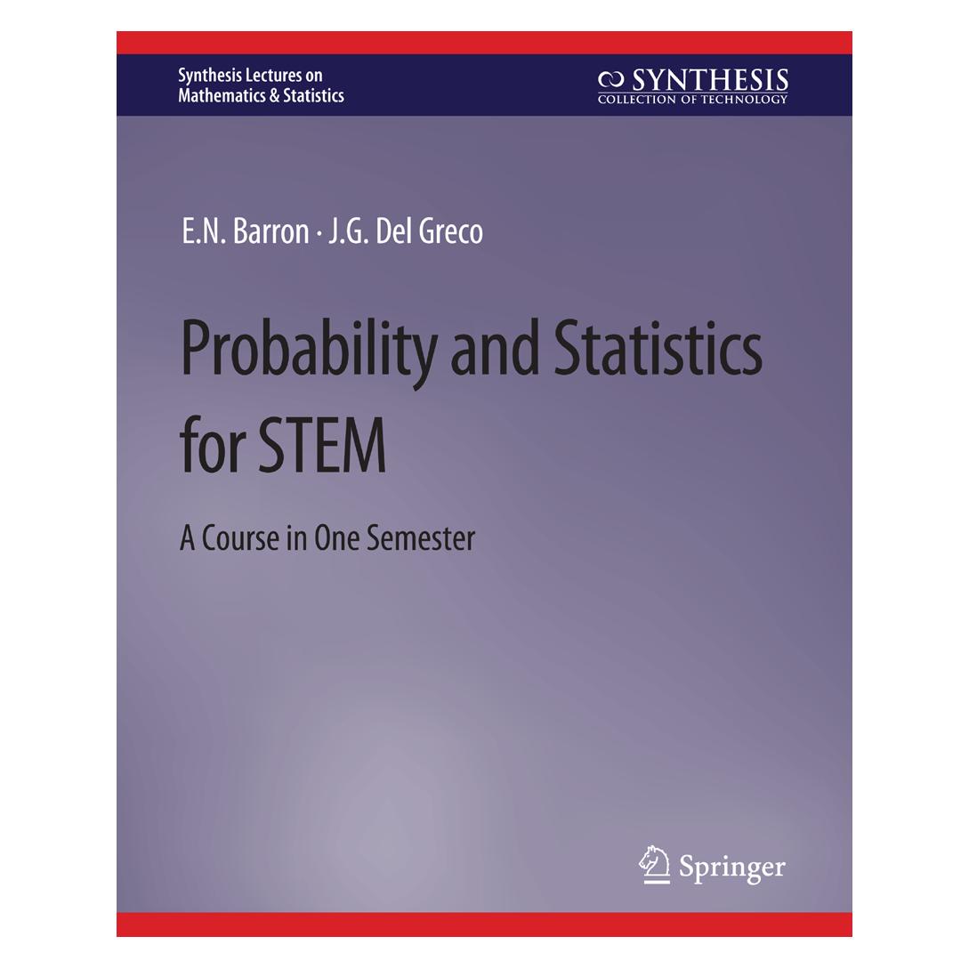 Springer Probability and Statistics for STEM (Englisch, Softcover, E.N. Barron) (56862643)