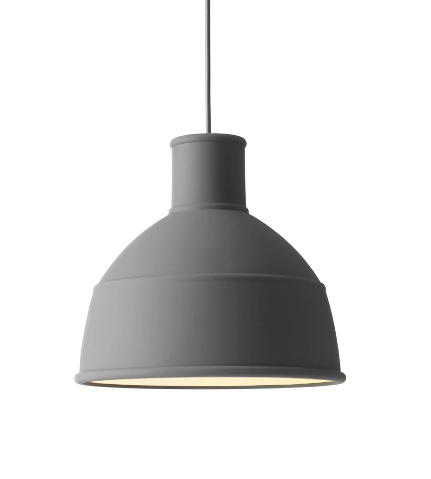 Muuto Unfold Hanglamp - Donkergrijs - Kunststof