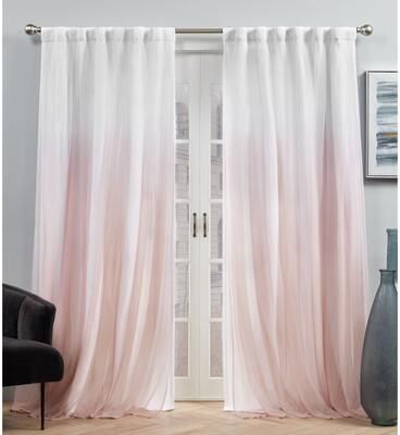ATI Home Crescendo Lined Blackout Hidden Tab Curtain Panel Pair