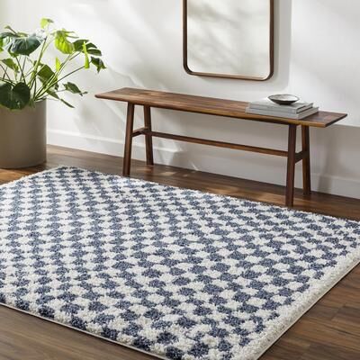 Livabliss Casual Birmingham Checkered Area Rug
