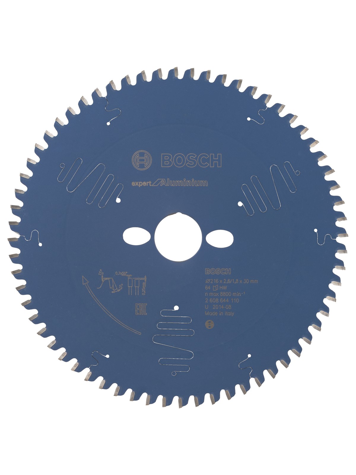 Bosch RUNDSAVKL 216x30x2.6MM 64T EXP ALU