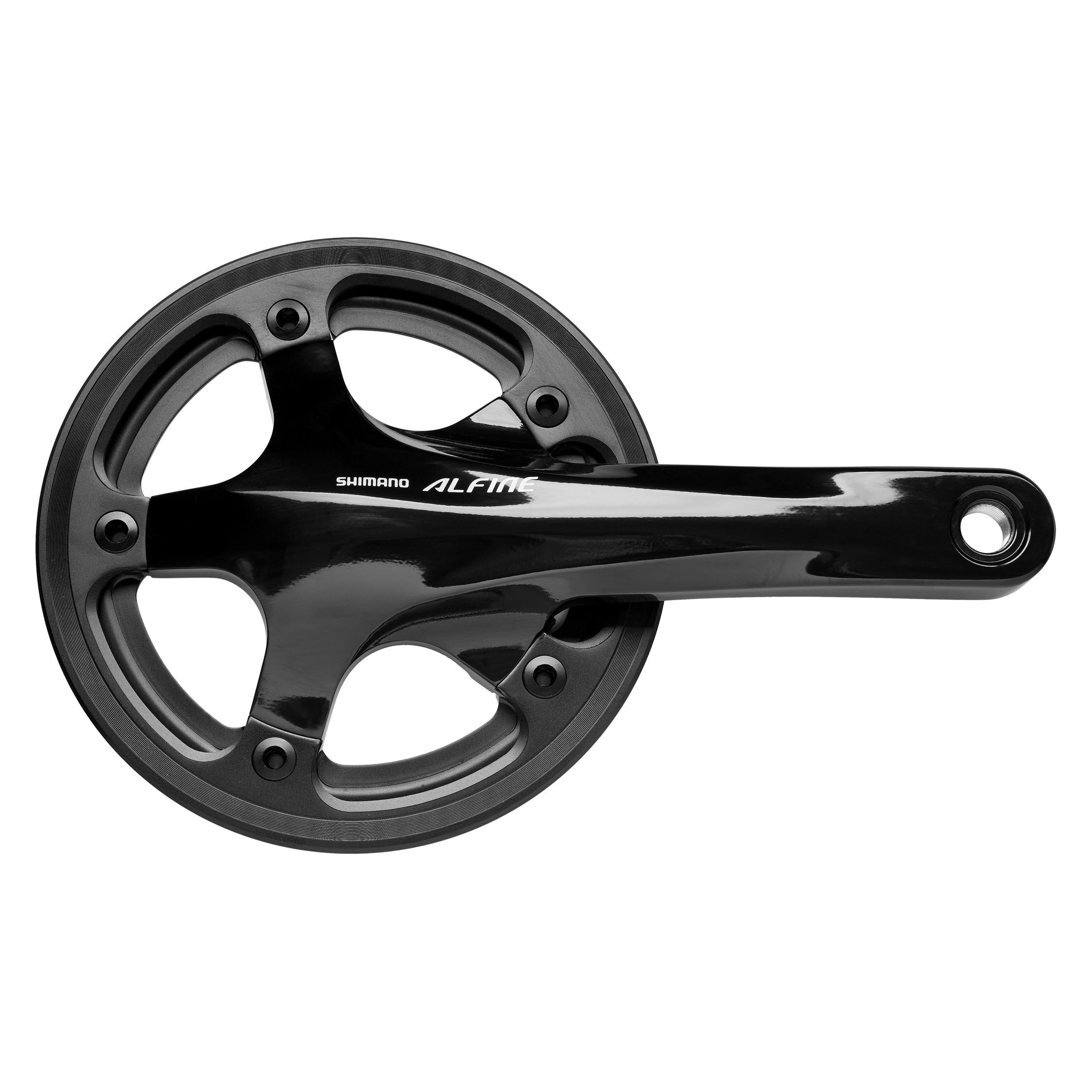 Shimano Alfine FC-S501 Kurbelgarnitur 39T mit Kettenschutz Aussen (170 mm) (EFCS501CA9C1L)