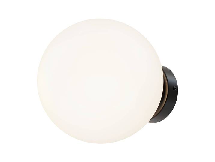 Applique murale Basicform - Type A Ø 20cm Verre dépoli / Métal mixte E14