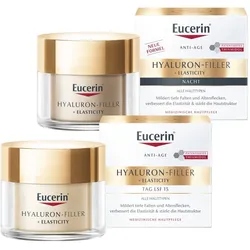 Eucerin Anti Age HYALURONFILLER + Elasticity Tag & Nacht Set 1 Sparset
