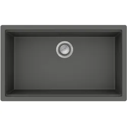hansgrohe S53 Unterbauspüle SilicaTec, 700x400mm, 43459290, Farbe: Steingrau