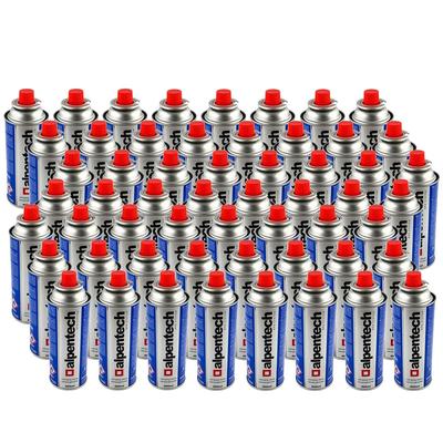 Packung mit 56 Gaskartuschen 250g Butan Camping Butane ALPENTECH