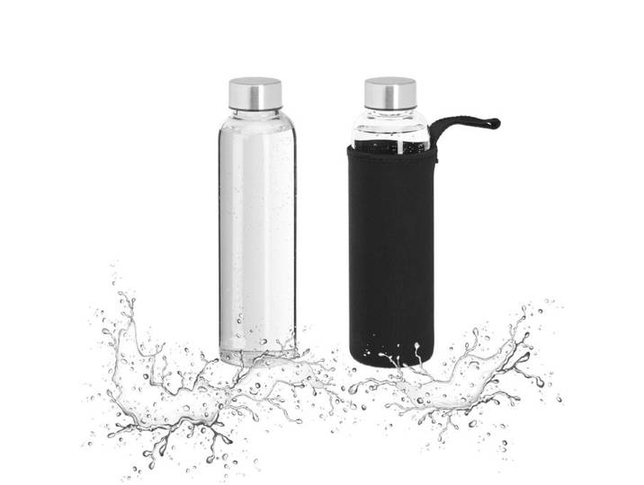 Relaxdays 2er Set Trinkflasche 500 ml