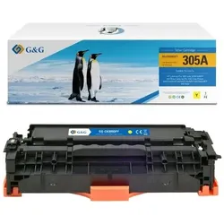 G&G Kompatibel mit HP 305A / CE412A Toner Gelb - Marke: