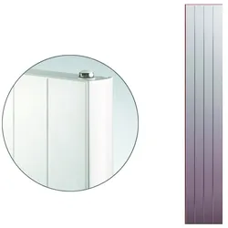 Purmo Design-Heizkörper „Faro V“ 47 × 195 cm in Verkehrsweiß (RAL 9016)
