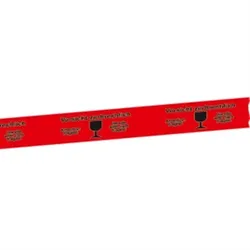 Aufkleber Packband Vorsicht zerbrechlich..., Folie, 50 mm x 66 m