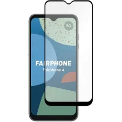 Screenguard Fairphone 4 Full Screen Panzerglas Schutzfolie 2.5D 9H (Fairphone 4), Smartphone Schutzfolie, Schwarz