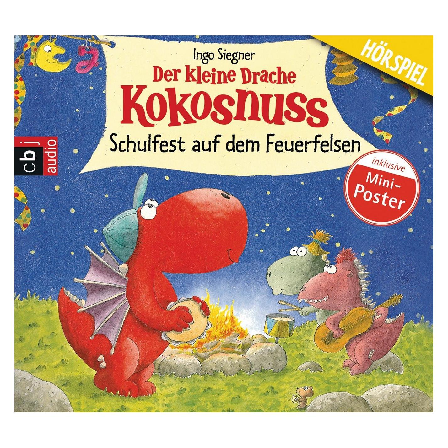 Edel Der kleine Drache Kokosnuss - Schulfest auf dem Feuerfelsen (Ingo Siegner, Deutsch) (86604-305-3)