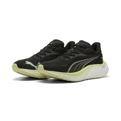 Trainingsschuh PUMA "Electrify NITRO™ 4 Laufschuhe Damen", Damen, Gr. 35,5, schwarz (schwarz apple spritz grün blau), Obermaterial: Synthetik, Textil. Futter: Textil. Innensohle: Textil. Laufsohle: Synthetik, Gummi, Schuhe