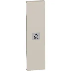 Legrand KM01PN LivingNow 1-modulige Tastenabdeckung mit Symbol ”Heizung” in der Farbe Sand