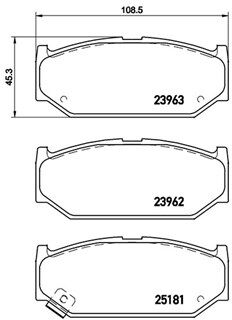 Magneti Marelli Bremsbelagsatz, Scheibenbremse 363700479023 Für Saturn Mitsubishi Suzuki Changan (Changan)