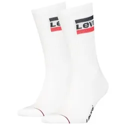 Levis 2P Sport Regular Cut Sock Weiß Gr 39/42