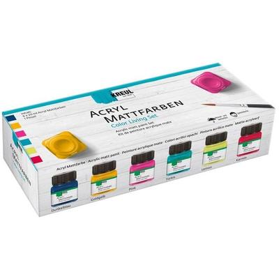 KREUL Acryl Mattfarben Set Color Living 6 x 20 ml