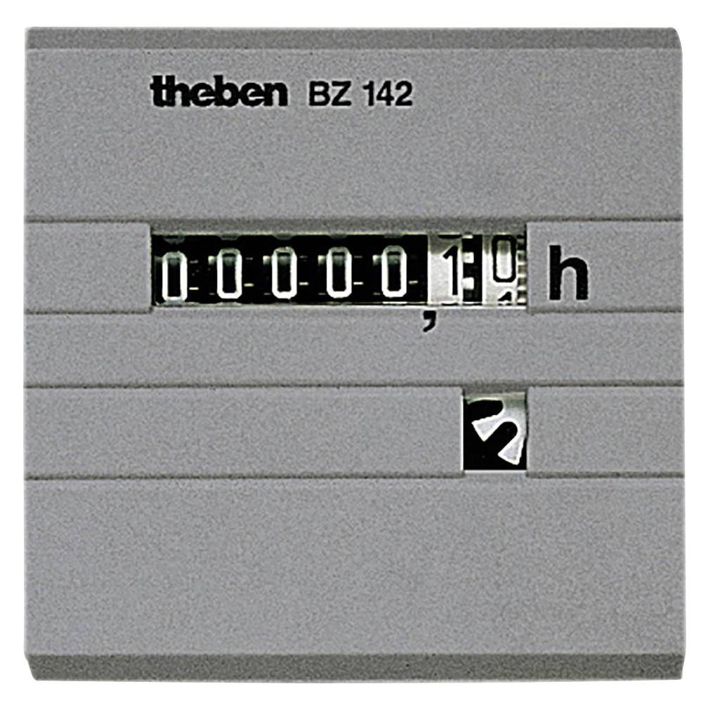 Theben THE BZ 142-1 240V Betriebsstundenzähler, Front 48 x 48 mm, Fronttafeleinbau (1420621)