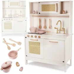 Ikonka Retro Küche mit Boho Zubehör
