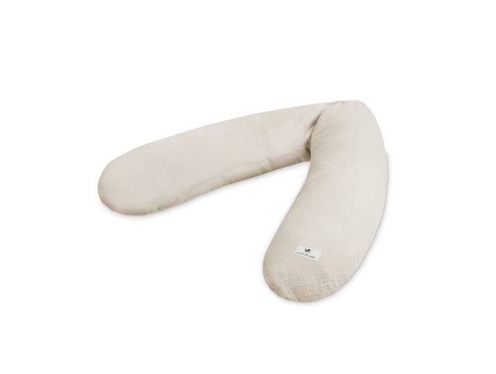 Stillkissen JULIUS ZÖLLNER sand , beige (natur), B:25cm H:15cm L:190cm, Baumwolle, Funktionskissen, Stillkissen