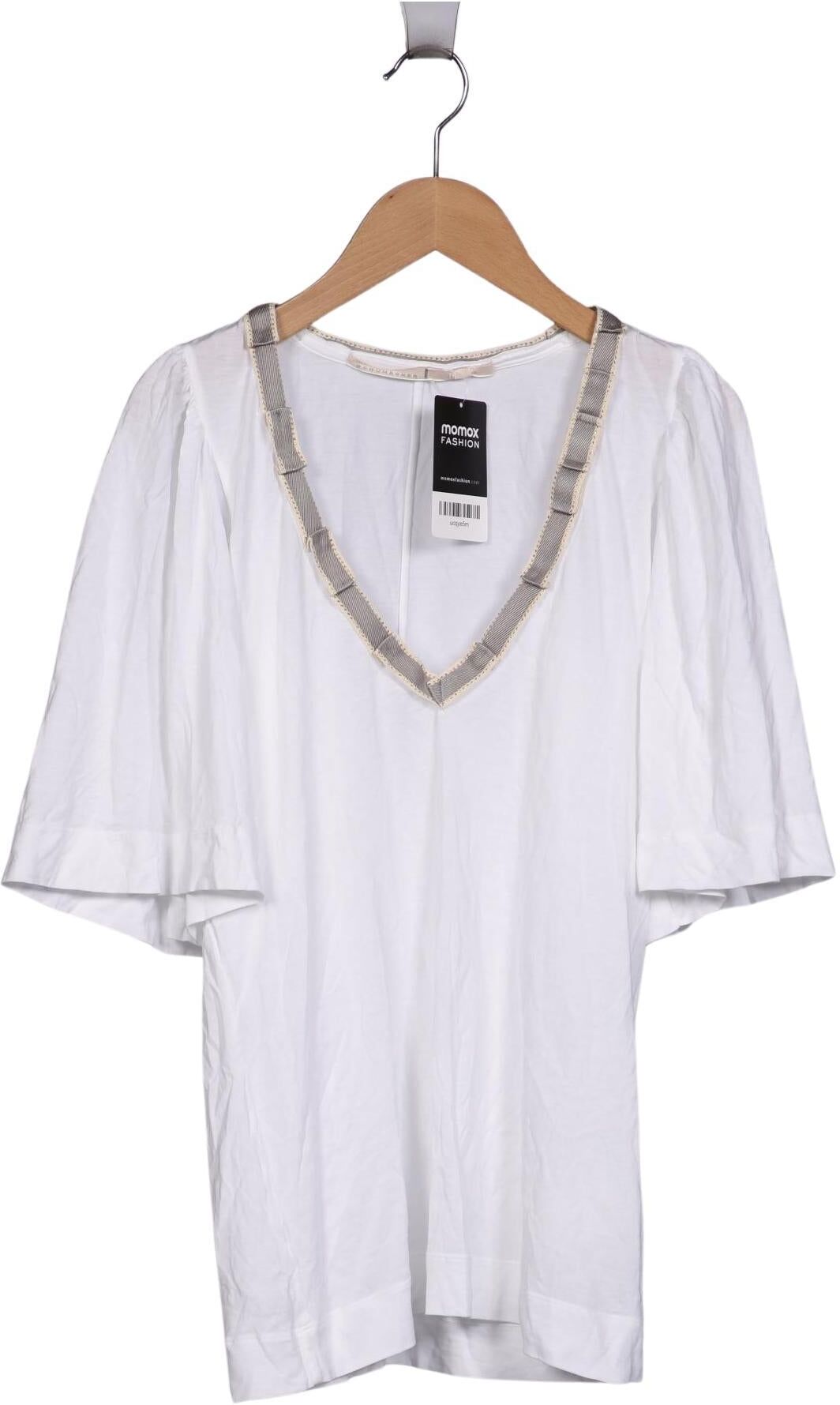 Dorothee Schumacher Damen T-Shirt, Weiß, Gr. S, Baumwolle - Second Hand