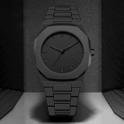 Combo Retail Shop Men Quartz Watch, Simple Style, Stylish Wrist Watch white