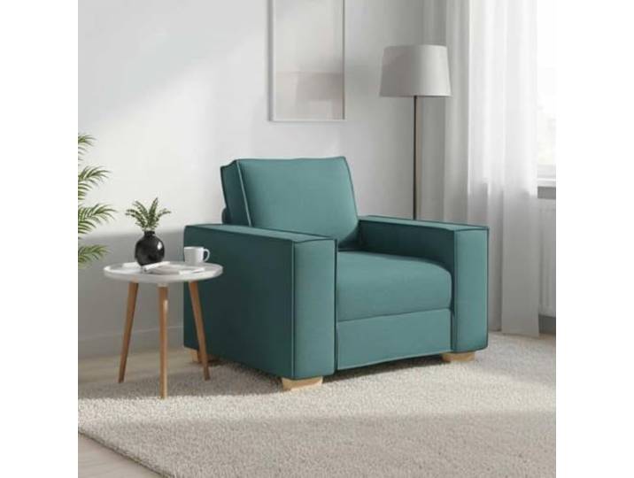 HEFZGDB Sofa Stuhl Dunkelgrün 60 cm Stoff Polstermöbel Wohnzimmerstuhl mit Breiten Armlehnen und strapazierfähigem Polyestergewebe für ultimativen Komfort gemütliches Sitzmöbel