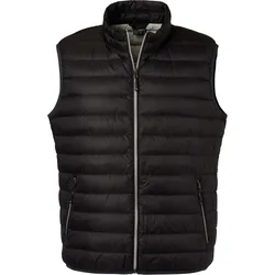 James & Nicholson Herren Daunen Bodywarmer JN1138 black/silver S