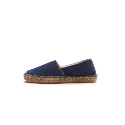 Espadrille VISCATA "Barceloneta", Damen, Gr. 41, blau (dunkelblau), Textil, Schuhe Espadrille, aus Baumwolle und Natur-Jute hergestellt