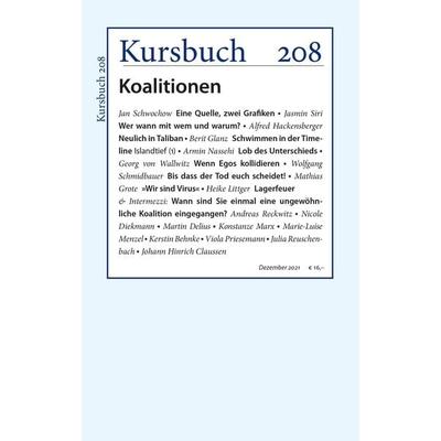 Kursbuch 208, Taschenbuch von , Kursbuch Kulturstiftung gGmbH, 978-3-96196-235-8