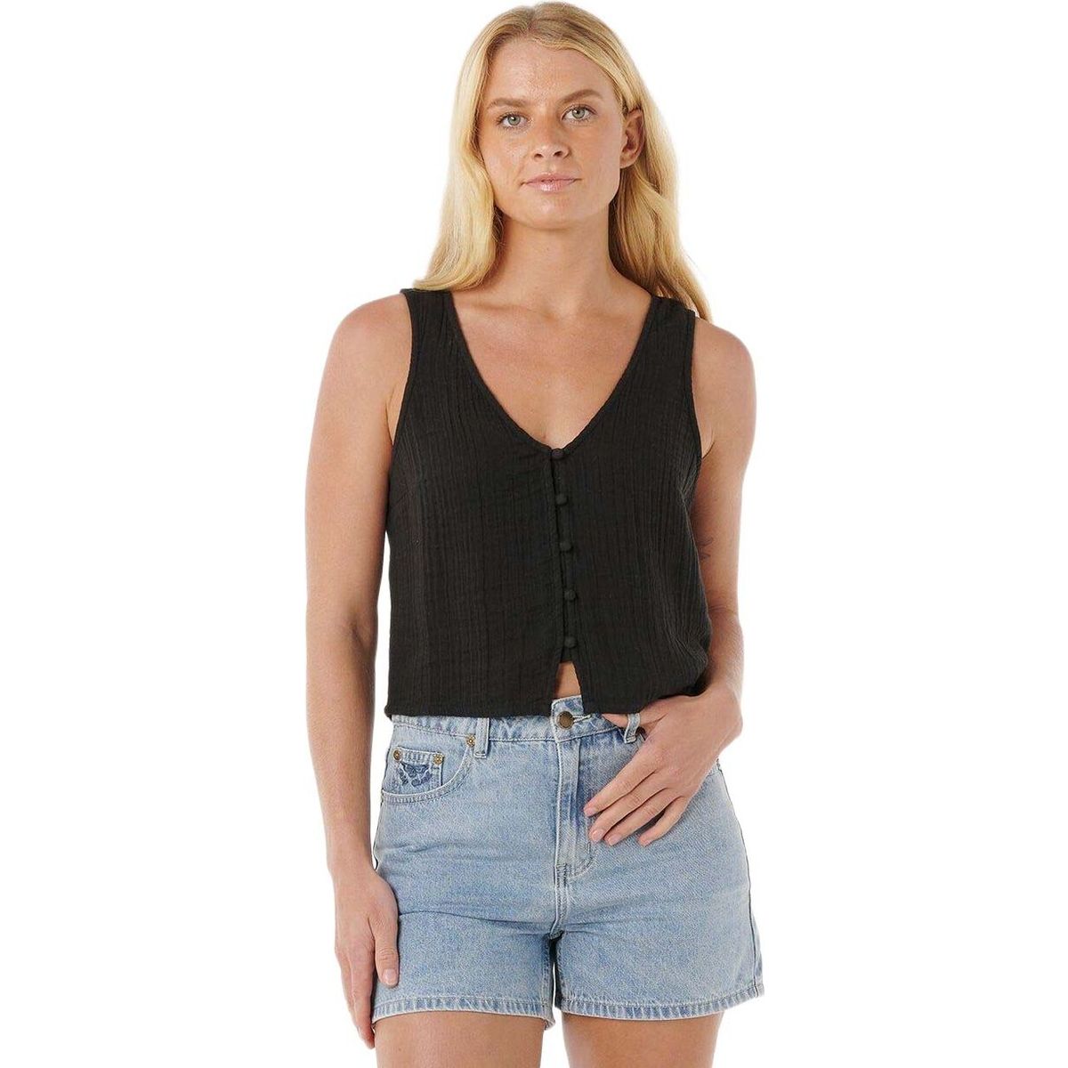 RipCurl Premium Surf TOP black (0090) 2XS 06MWSH-0090-2XS